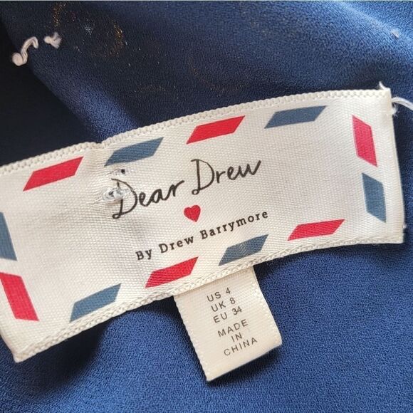 Dear Drew by Drew Barrymore Elizabeth Street Short Sleeve Pleated Dress Size 4‎ - Picture 8 of 8